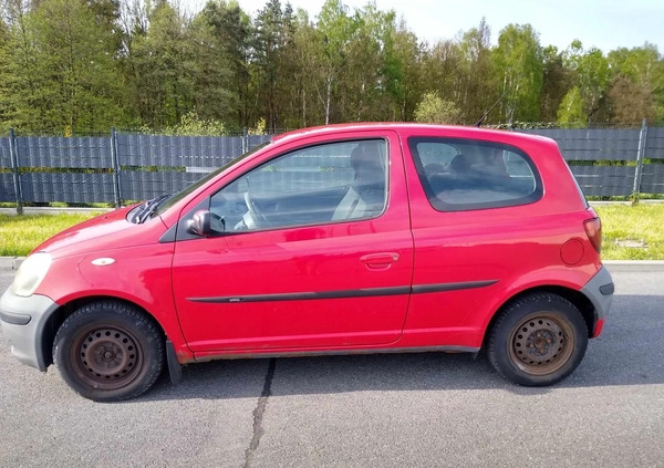 Toyota Yaris cena 6400 przebieg: 190000, rok produkcji 2005 z Katowice małe 137